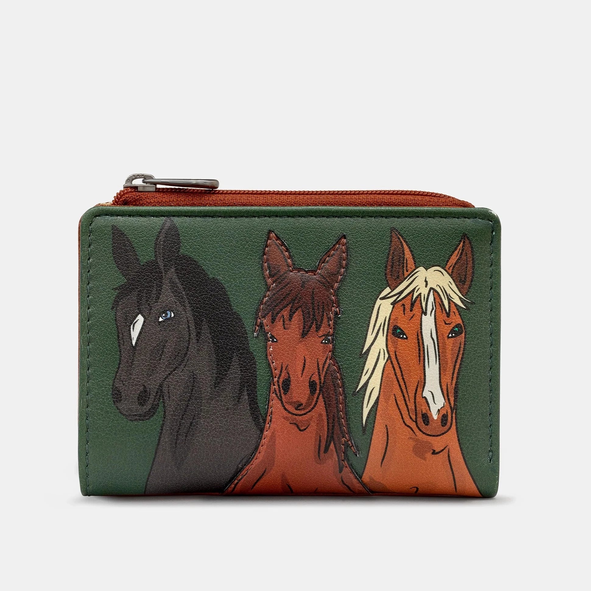 Yoshi Y1275 Herd of Horses Flap over Purse