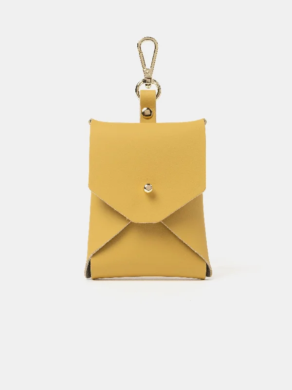 The Clip-on Pouch - Indian Yellow Matte