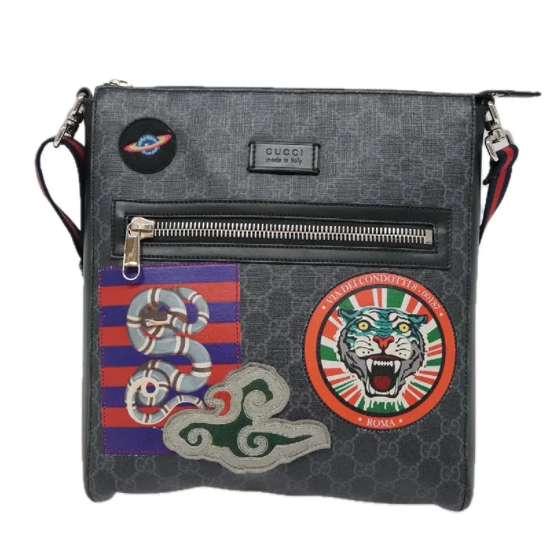 Gucci Jackie  Canvas Shoulder Bag (Pre-Owned)