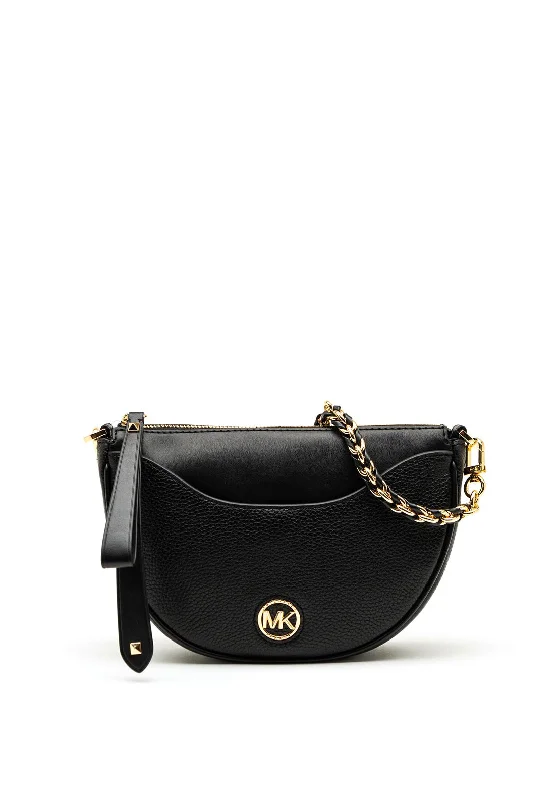 MICHAEL Michael Kors Half Moon Crossbody Bag, Black