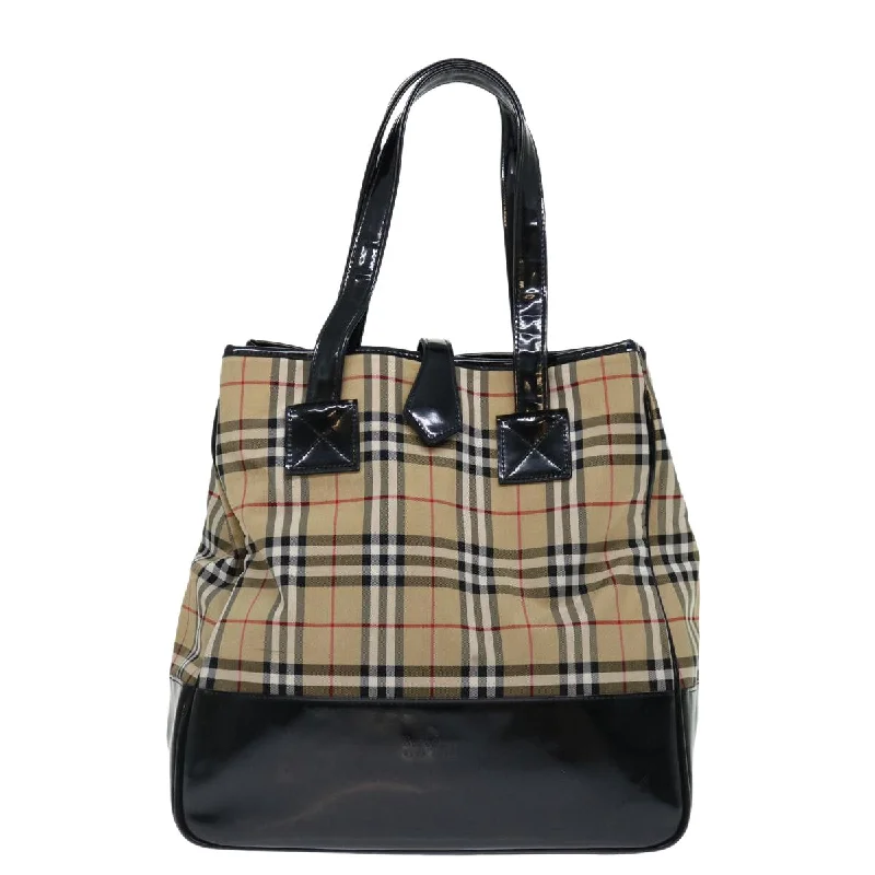 Burberry Nova Check  Canvas Tote Bag (Pre-Owned)