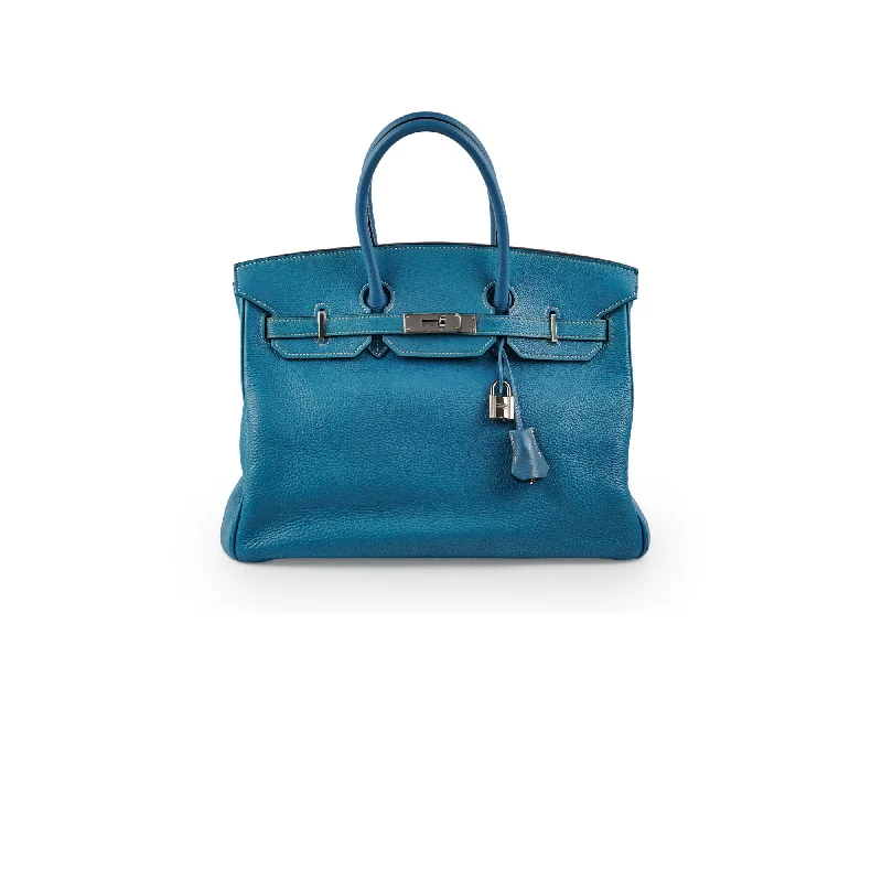 Hermes Birkin 35 Bleu Jeans - H Square