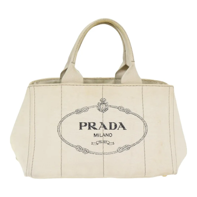 Prada Canapa  Canvas Tote Bag (Pre-Owned)