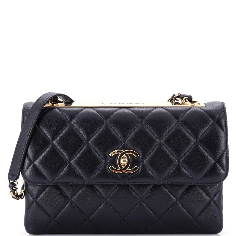 Trendy CC Flap Bag Quilted Lambskin Medium