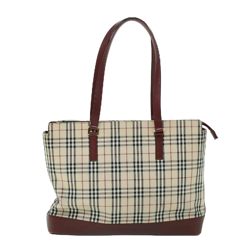 Burberry Nova Check  Canvas Tote Bag (Pre-Owned)