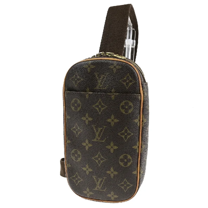 Louis Vuitton Pochette Gange  Canvas Shoulder Bag (Pre-Owned)