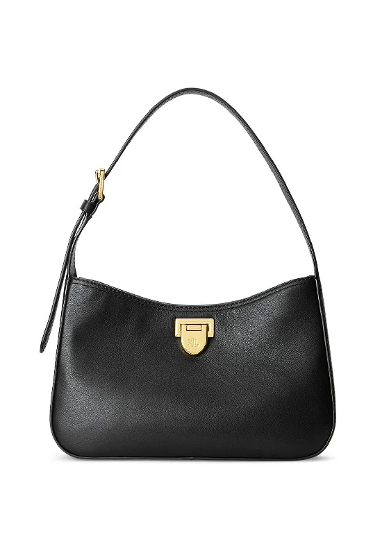 Ralph Lauren Medium Falynn Shoulder Bag, Black