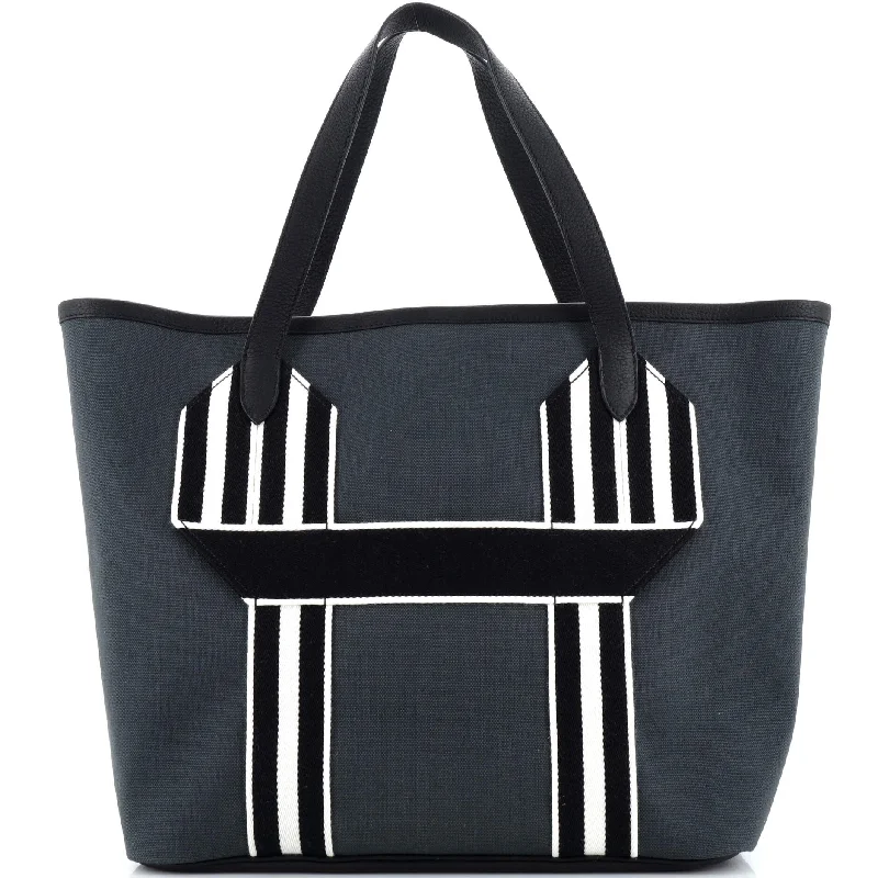 Pursangle Tote Canvas with Leather