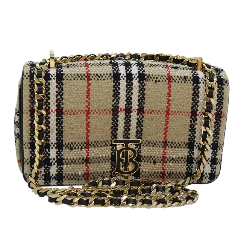 Burberry Nova Check  Canvas Shoulder Bag (Pre-Owned)