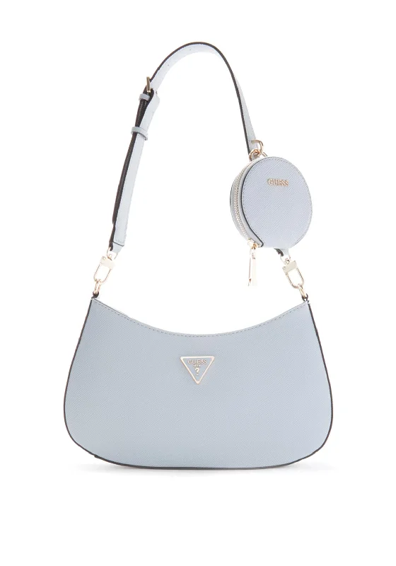 Guess Alexie Small Shoulder Bag, Pale Cloud