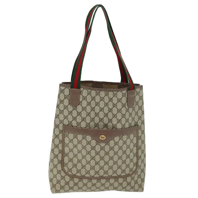 Gucci Sherry  Canvas Tote Bag (Pre-Owned)