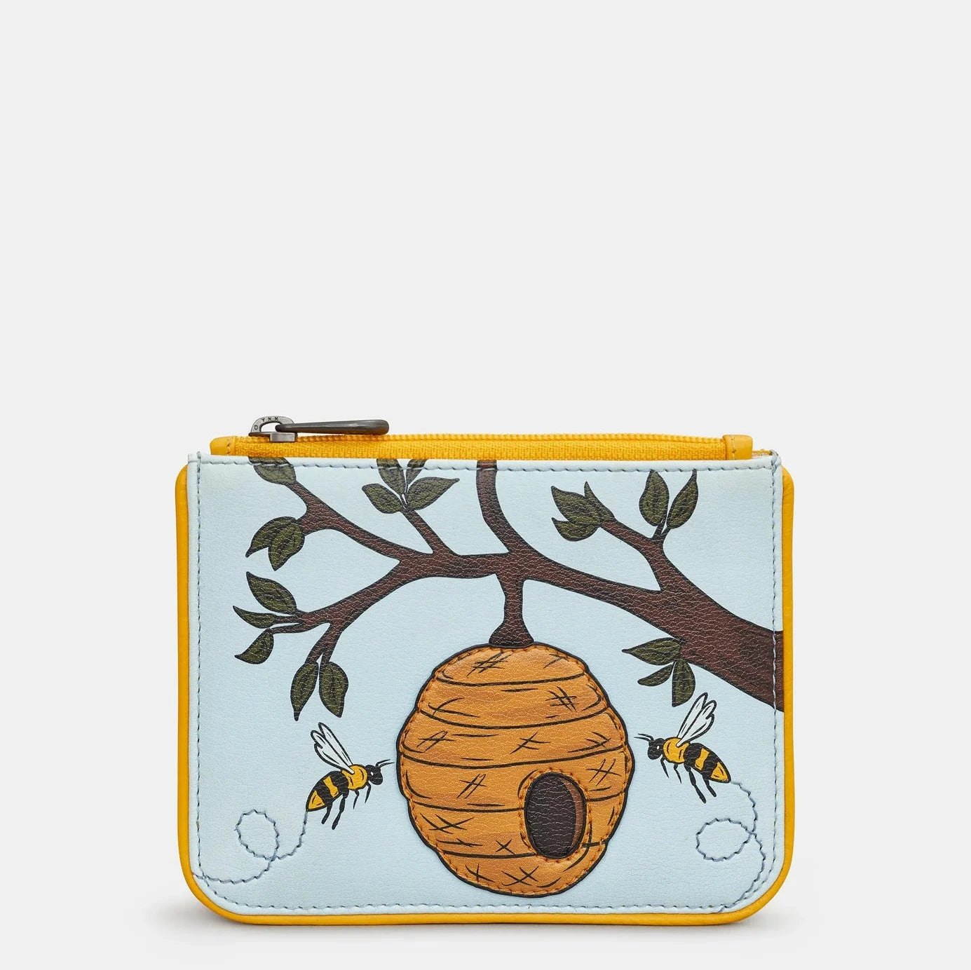 Yoshi Bee Hive Zip Top Purse