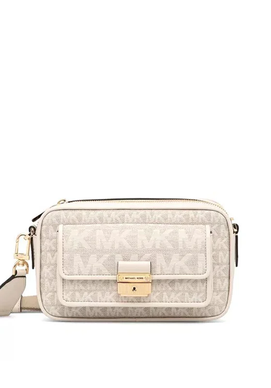 MICHAEL Michael Kors Bradshaw Crossbody Bag, Natural