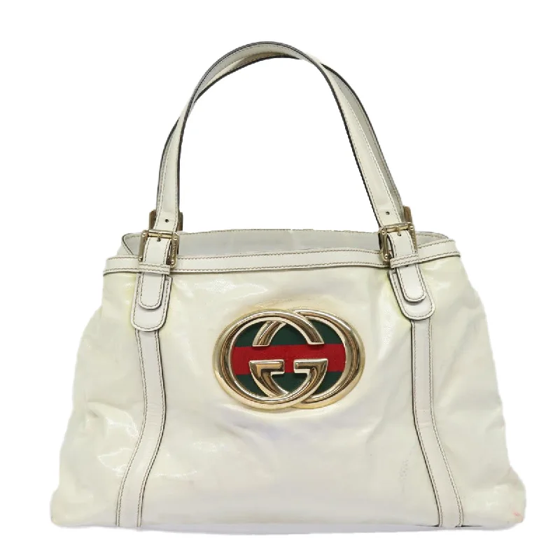 Gucci Interlocking  Canvas Tote Bag (Pre-Owned)