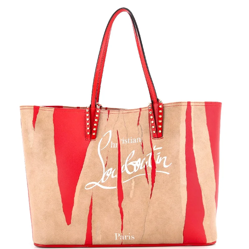 Cabata East West Tote Printed Leather Large