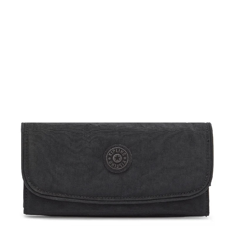 Kipling Money Land Large Purse in Black Noir