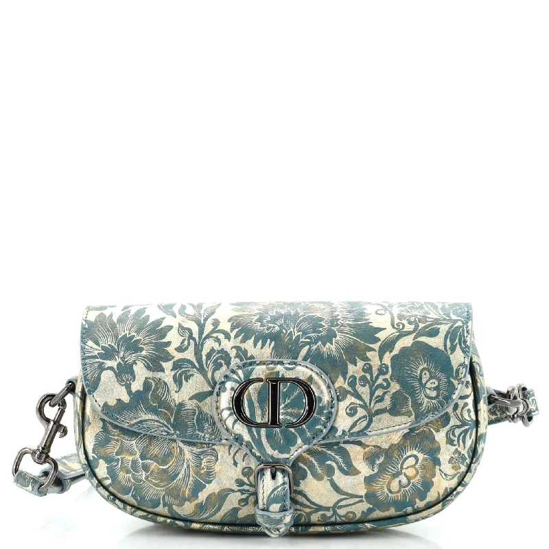 Bobby Flap Bag Printed Leather East West