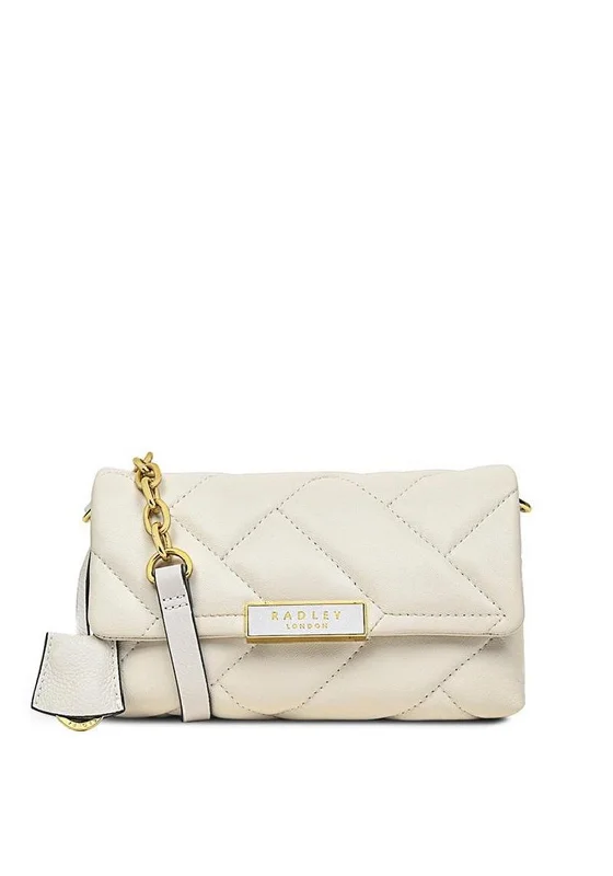 Radley Mill Bay XL Quilt Crossbody Bag, Chalk