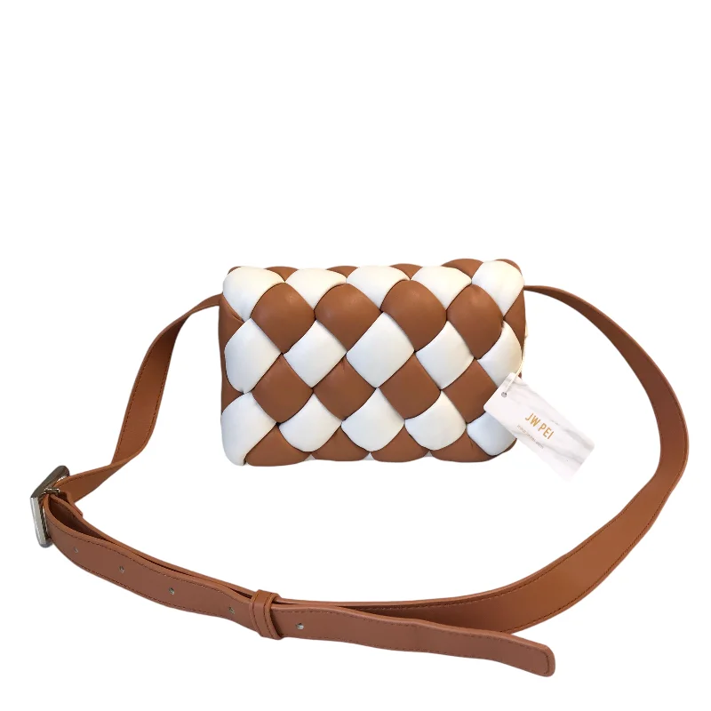 Crossbody By JW PEI In Tan & White, Size:Small