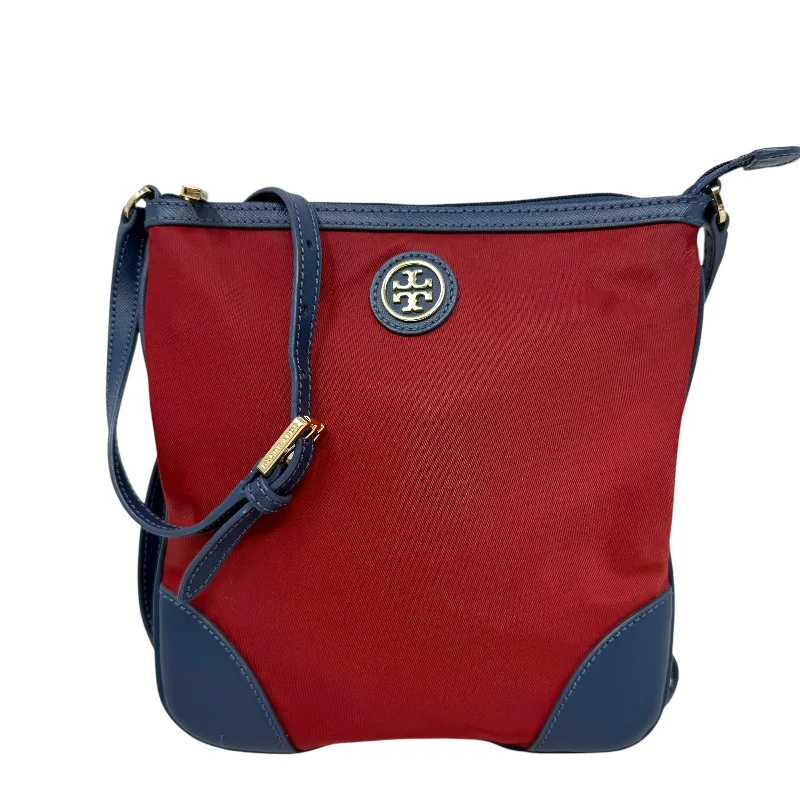 Dena Logo Nylon Shoulder Swingpack Crossbody Bag Designer By Tory Burch, Size: Small