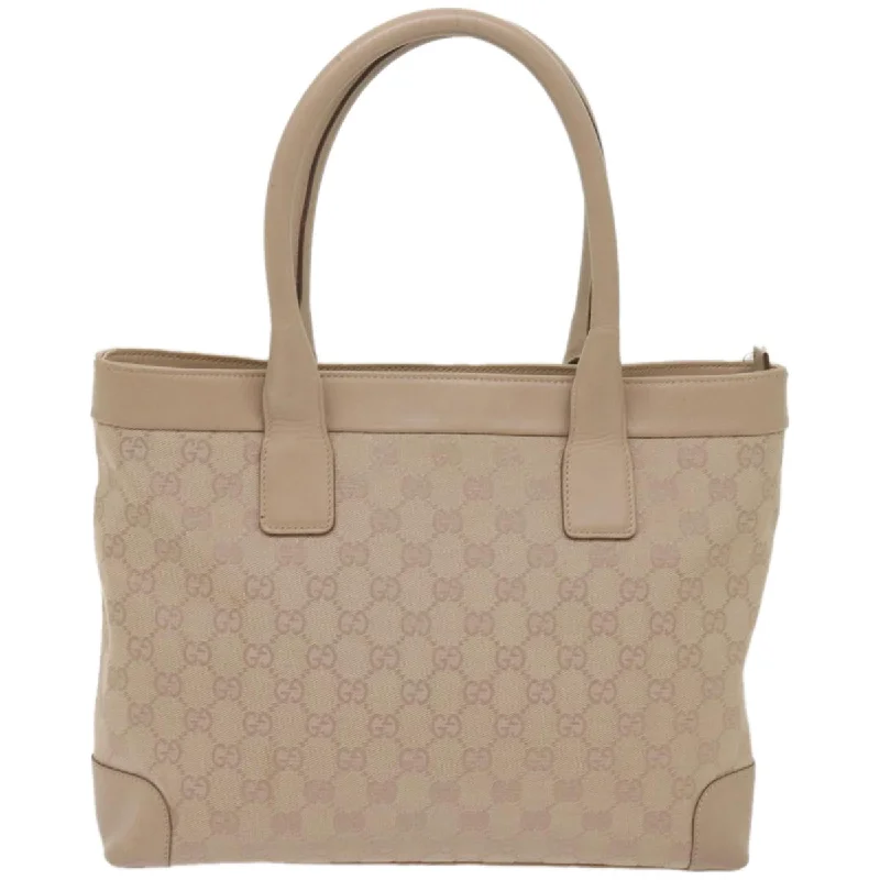 Gucci Gg Canvas  Canvas Tote Bag (Pre-Owned)