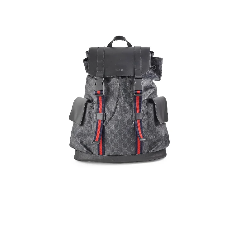 Gucci Monogram Black Men's Backpack