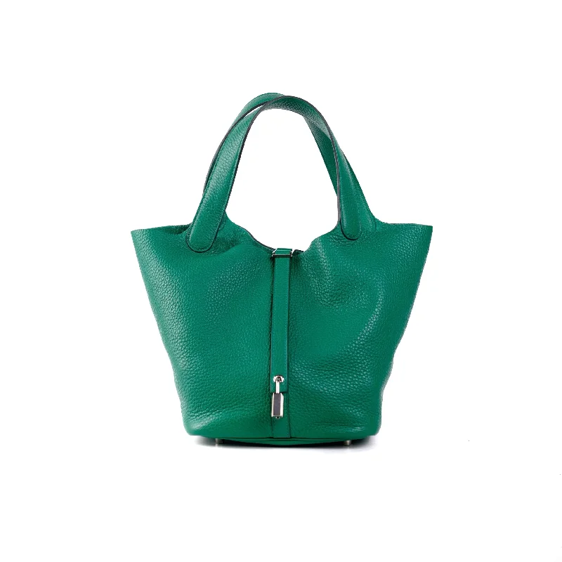 Hermes Picotin 22 Clemence Vert Vertigo - A Stamp