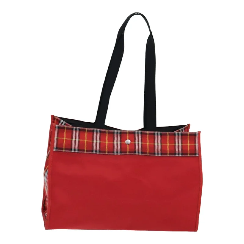 Burberry Nova Check  Synthetic Tote Bag (Pre-Owned)