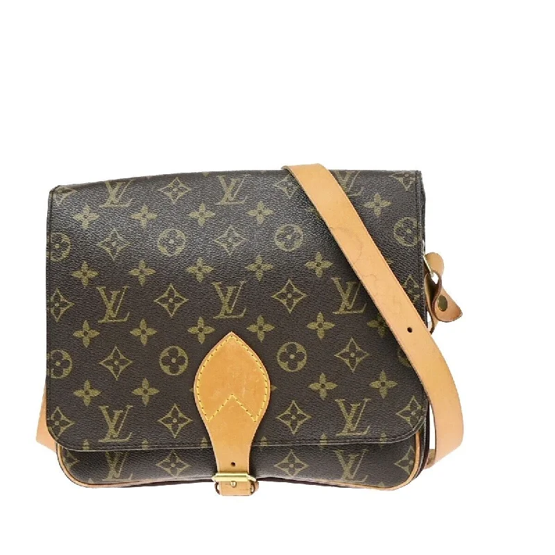 Louis Vuitton Cartouchière  Canvas Shoulder Bag (Pre-Owned)