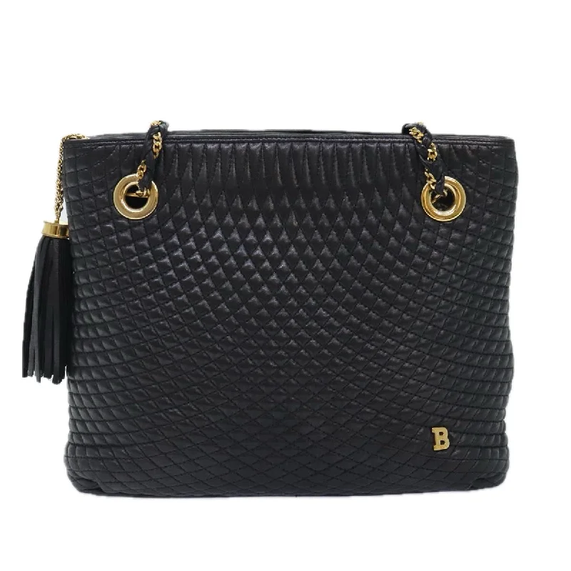 Bally Quilted  Leather Shoulder Bag (Pre-Owned)