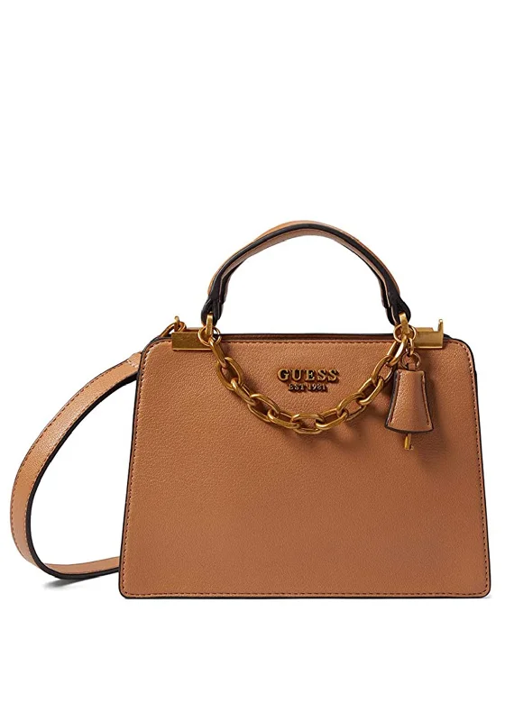 Guess Kristle Girlfriend Satchel Bag, Caramel