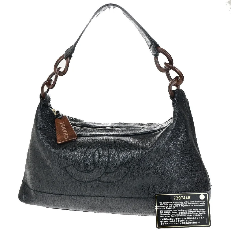 Chanel Chocolate Bar  Leather Shoulder Bag (Pre-Owned)