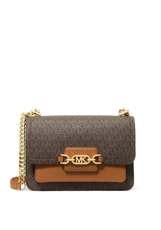 MICHAEL Michael Kors Heather Crossbody Bag, Brown & Acorn