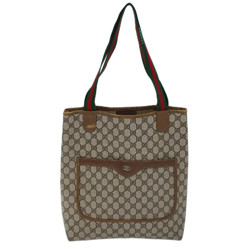 Gucci Gg Canvas  Canvas Tote Bag (Pre-Owned)