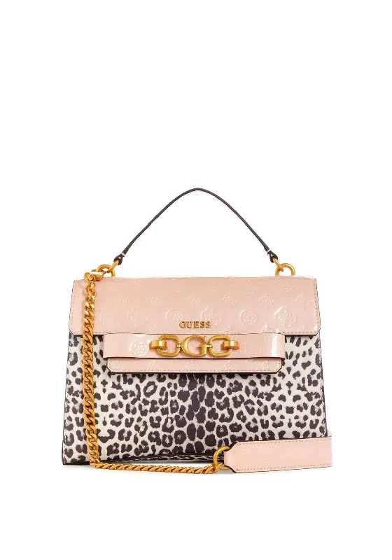 Guess Zira Leopard Print Medium Crossbody Bag, Leopard