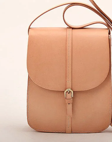 Handmade vintage leather saddle messenger crossbody Shoulder Bag for women