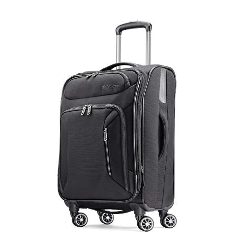 American Tourister Zoom 21 Spinner Carry-On Luggage, Black