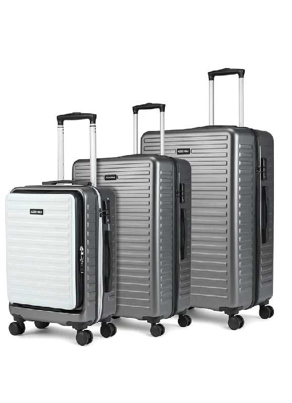 StarkPro Combo | Grey/White | Set of 3 Luggage