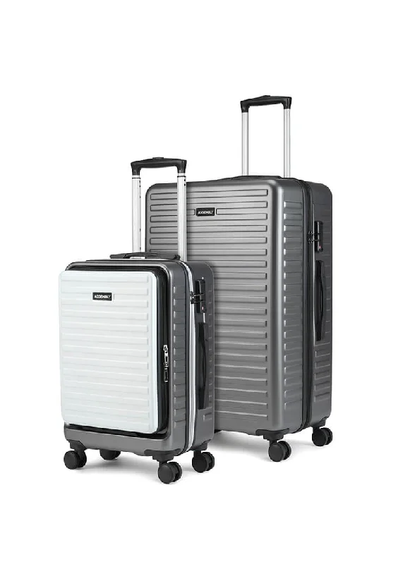 StarkPro Combo | Grey/White | CabinPro+Large Hard Luggage