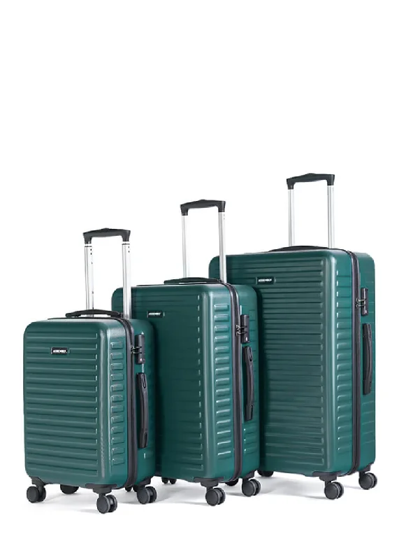 Stark Combo | Green | Set of 3 Luggage