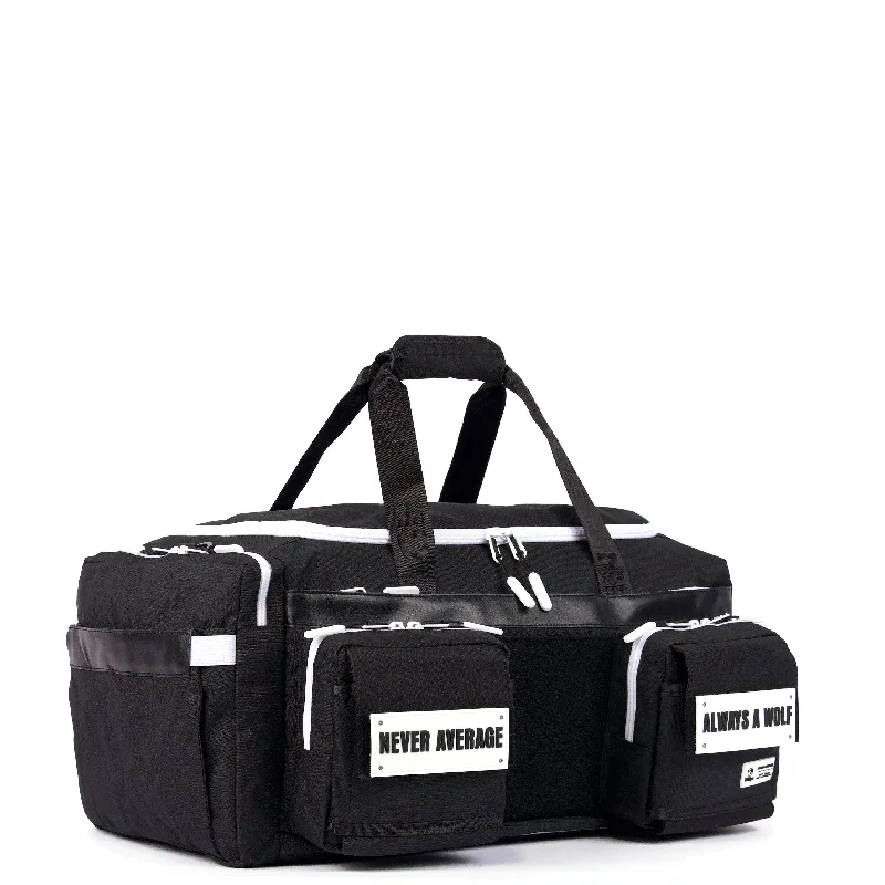 40L Ultimate Duffle Bag Alpha Black White Accents