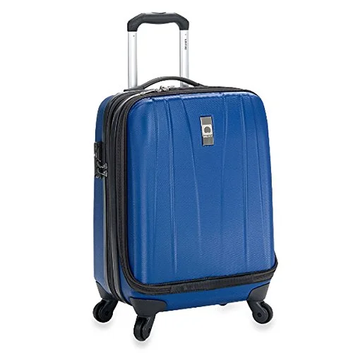 The Classic Blue Delsey Helium Shadow 19-Inch Hardside International Carry On Luggage