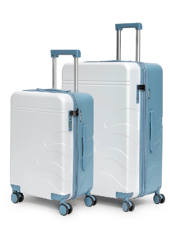 Flowe Combo | Blue | Cabin+Large Hard Luggage