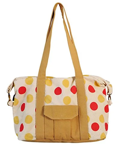 Polka Dot Polka Dot Print Picnic, Shopping Multi-Purpose Canvas Zipper Bag