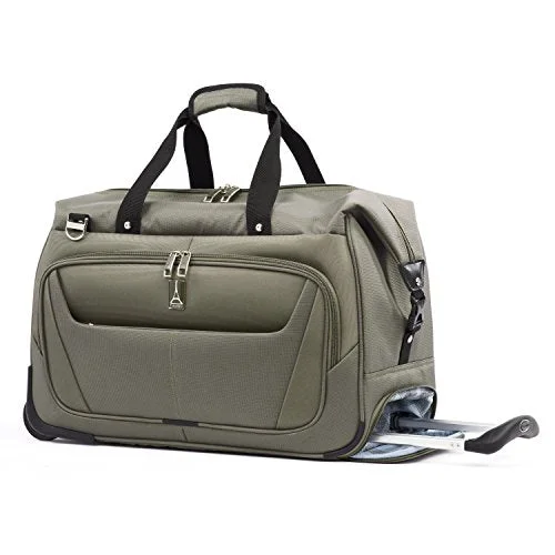 Travelpro Luggage Maxlite 5 20" Lightweight Carry-On Rolling Duffel Suitcase, Slate Green One Size