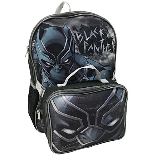 Marvel Avengers Black Panther Backpack & Lunch Bag Set