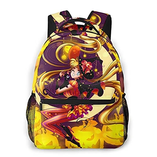 Sai-Lor Mo-On Backpack Travel College School Daypack Bookbag Casual Sports Backpack Laptop Backpack For Women Men