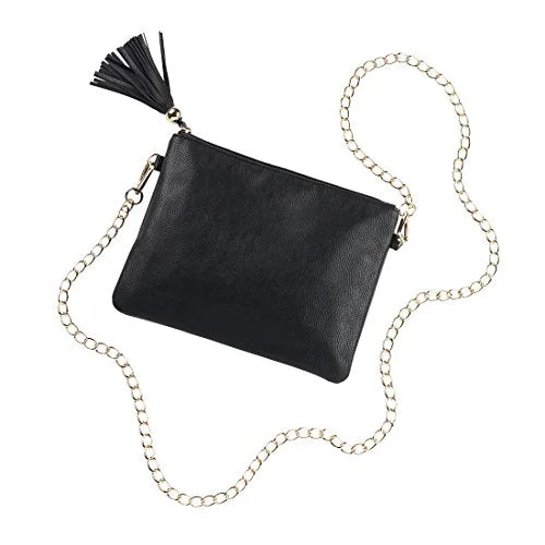 Black Vegan Leather Kendall Purse