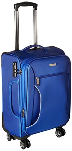 Calvin Klein Warwick 21 Inch Upright Carry-On Suitcase, Blue, One Size