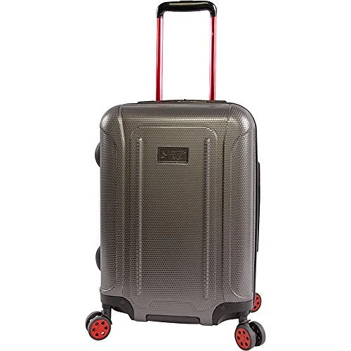 Original Penguin Crest 21" Hardside Carry-On Spinner Luggage, Charcoal